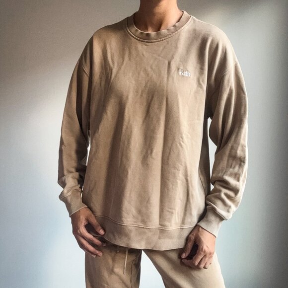 Kith Women 2019 2 Piece Sweatsuit Tan Size Small - Picture 4 of 8